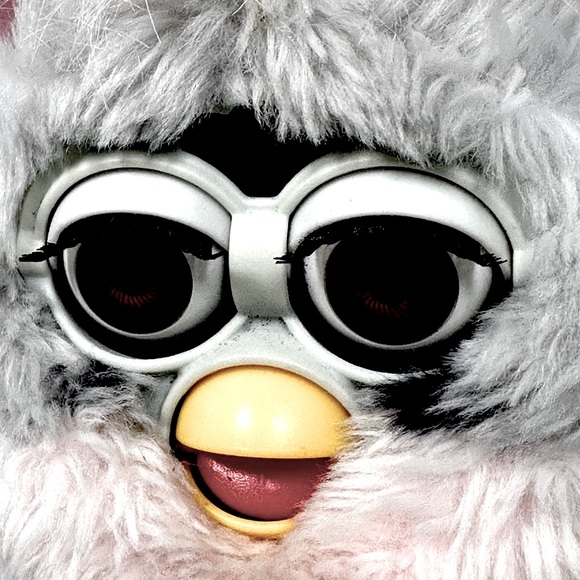 🧸SALE🧸Furby 1998 Works Great Pink & Gray Leopard - Picture 3 of 12